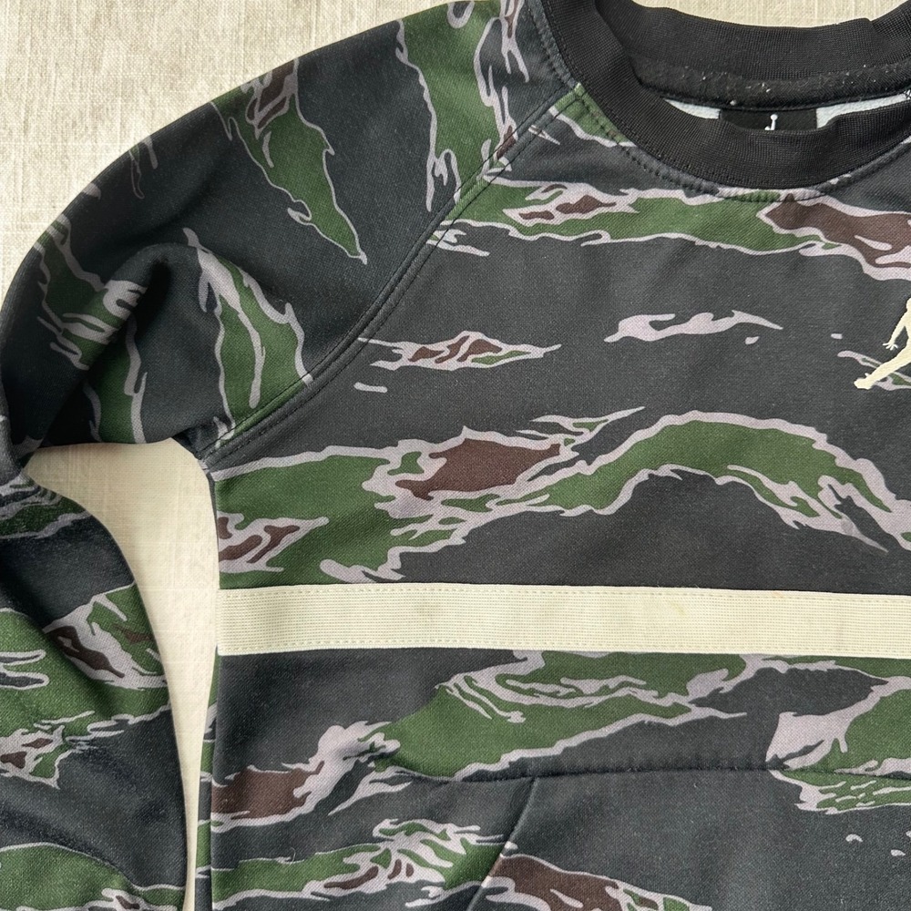Jordan Therma Diamond Big Kids' (Boys') Crew Camo Pullover Crewneck Size M - Picture 5 of 11